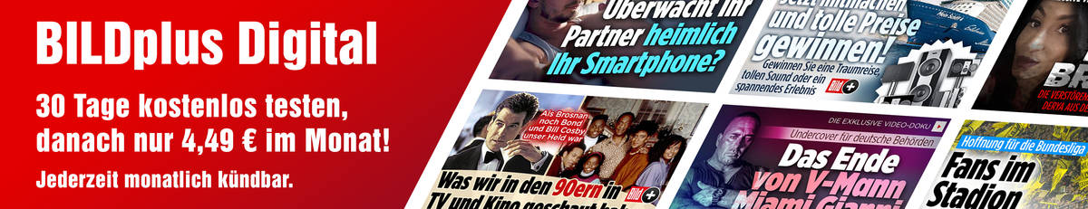 Erleben Sie mit BILDplus die digitale Welt von Bild! Erleben Sie mit BILDplus die digitale Welt von Bild!